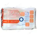نوار بهداشتی بالدار نیمه ضخیم با لایه رویی مشبک نارنجی