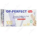 دستکش معاینه وینیل بدون پودر 100 عددی