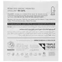 کاندوم خاردار و شیاردار فوق العاده نازک حاوی اسانس وانیل و روان کننده مضاعف 3 عددی