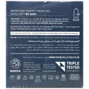 کاندوم خیلی نازک با اسانس وانیل و روان کننده مضاعف 3 عددی