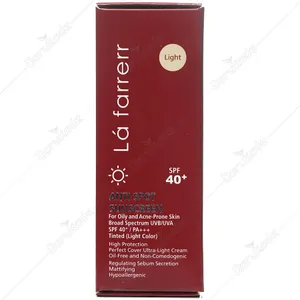 ضد آفتاب و ضدلک رنگی پوست های چرب و مستعد آکنه +SPF40