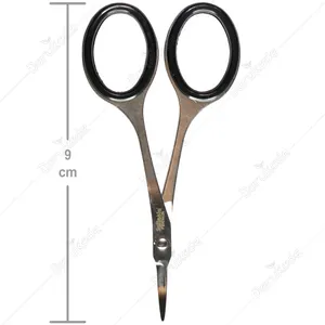 قیچی ابرو سر کج دسته لاکی