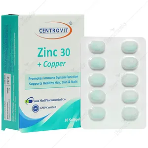 زینک 30 میلی گرم و مس