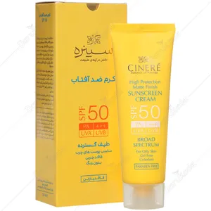 کرم ضد آفتاب پوست چرب مات فینیش SPF50