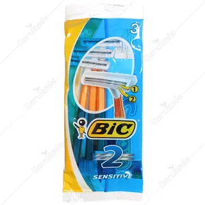 تیغ اصلاح 2 لبه پوست حساس 3 عددی
