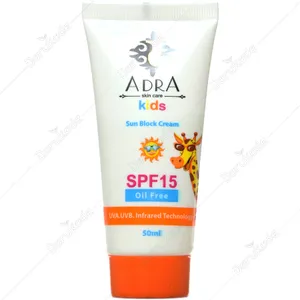 کرم ضدآفتاب بچه آدرا SPF15