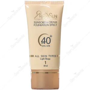 کرم ضد آفتاب کرم پودری انواع پوست SPF40
