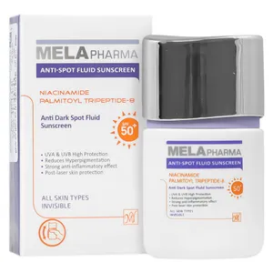 فلوئید ضد آفتاب و ضد لک ملافارما SPF50
