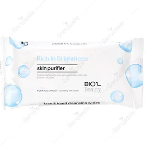 دستمال مرطوب پاک کننده دست و صورت روشن کننده