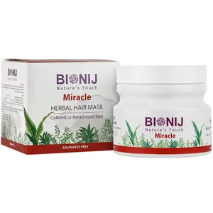ماسک گیاهی موهای رنگ یا کراتین شده