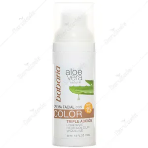 کرم رنگی مناسب آفتاب حاوی عصاره آلوئه ورا SPF15