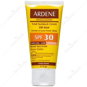 کرم ضد آفتاب رنگی SPF30 فاقد چربی 50 گرمی