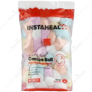 پنبه بهداشتی و آرایشی توپک رنگی