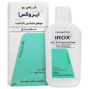 شامپو موهای خشک و رنگ شده سبوس برنج