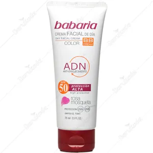 کرم ضد آفتاب رنگی صورت SPF50 حاوی عصاره رزا
