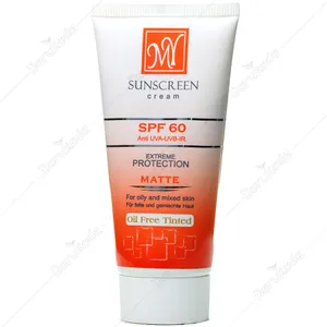 کرم ضد آفتاب فاقد چربی رنگی SPF60 مای